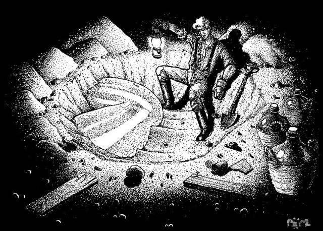 Visión de la "sombra encorvada"