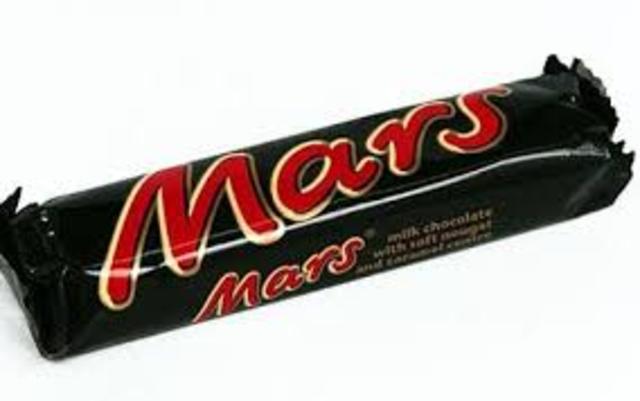 The Mars bar was created.