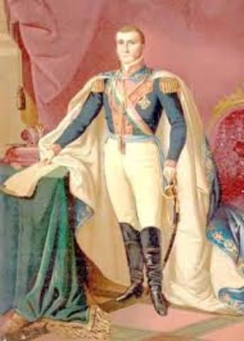 Iturbide proclamado Emperador