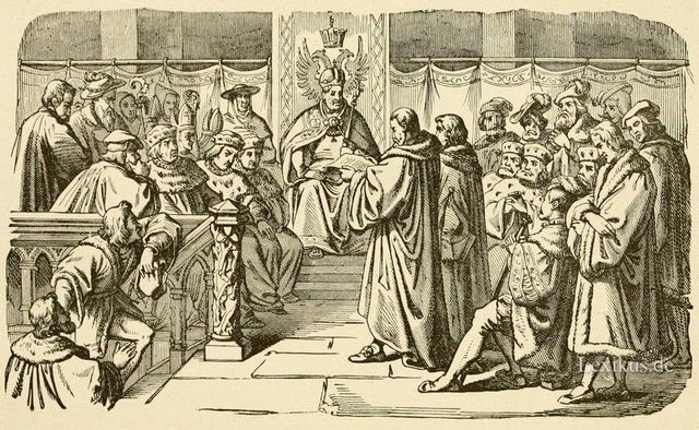 Reichtag zu Augsburg, Kaiser Kampfansage = Macht wiedererlangen