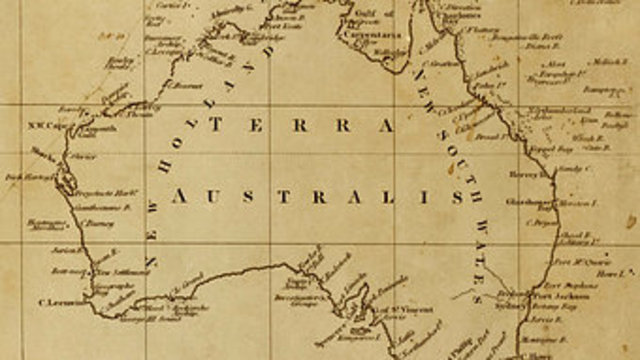 Arrival of Australia's Aboriginal people.