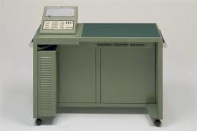 Prototipo de la 1ª calculadora compacta Casio)