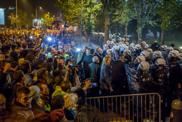 Montengrin Protesters Fired Up by Poverty