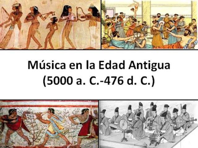 MUSICA EDAD ANTIGUA (5000AC 476DC)