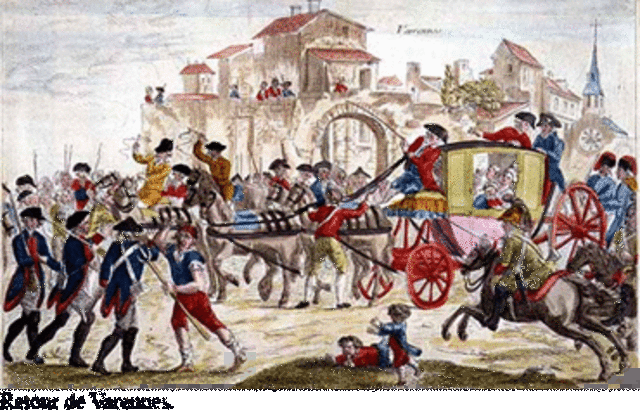 Intent de fugir de França per part dels reis