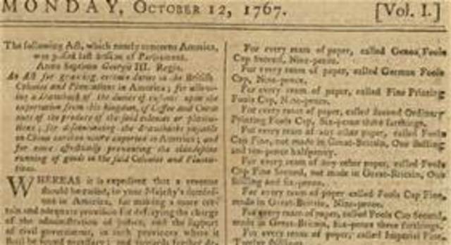 Townshend Acts  Standard: SS.7.C.1.3