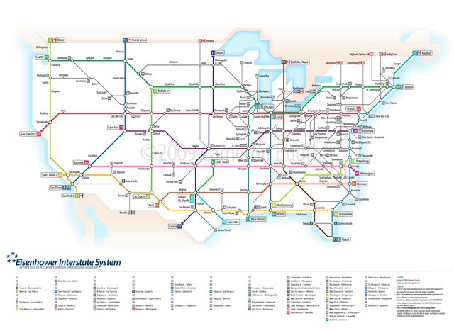 National highway system approximately 160,000
