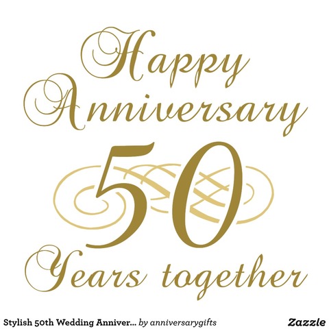My husband and I celebrate our 50th wedding anniversary