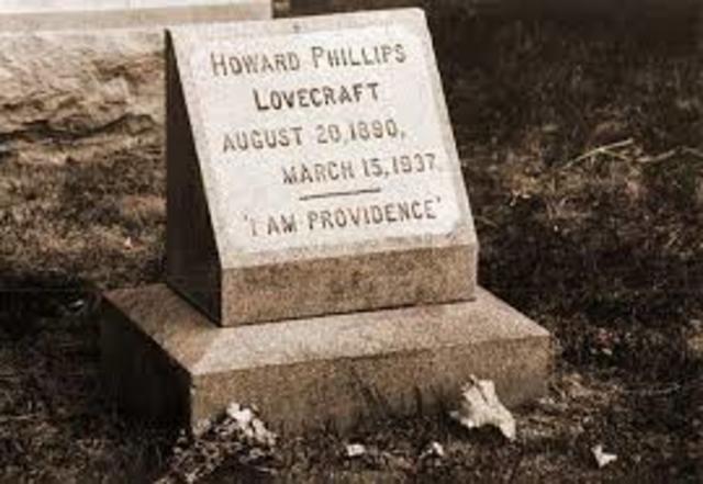 Fallecimiento de Howard Phillip Lovecraft