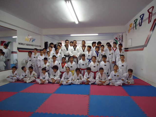 Entrenamiento de taekwondo