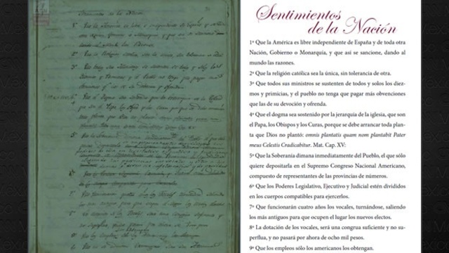 Los Sentimientos de la Nación