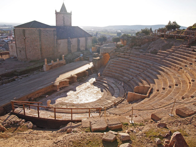 Teatro romano de Medellín.