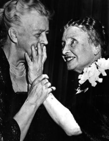 Hellen Keller becomes a Harvard grad