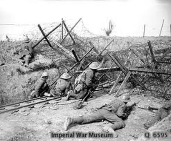 Germany started an offensive in Flanders