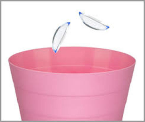 First disposable soft vontact lenses.