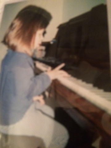 Began learning to play the piano