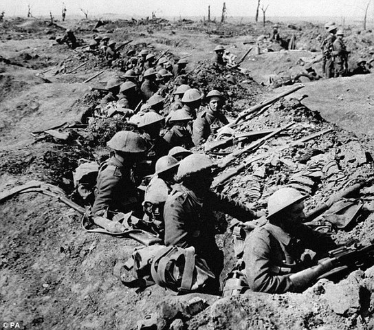 Britain launched a major offensive on the Western Front