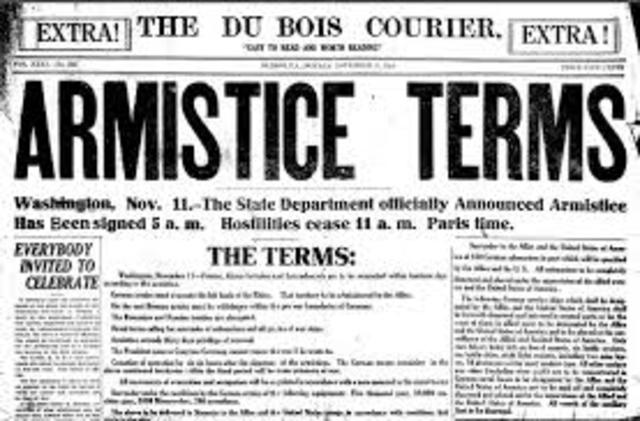 Austria-Hungary Signs the Armistice with Italy