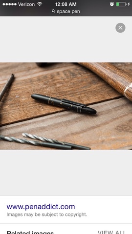 What do people use the space pen for