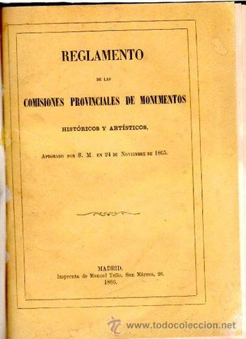 Creación de las Comisiones de Monumentos