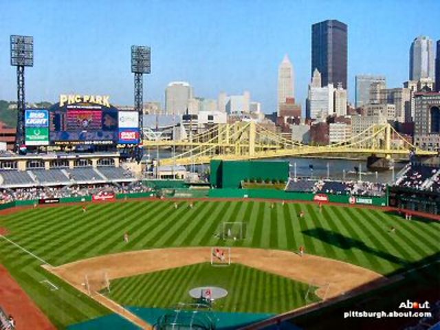 PNC Park, one of the most beautiful major league ball parks in the country, opens in Pittsburgh