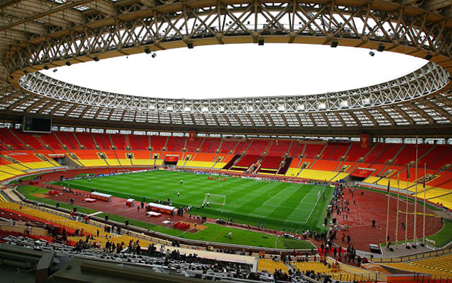 Concert at Luzhniki Stadion.