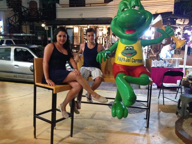 Viaje a playa del Carmen con mi familia