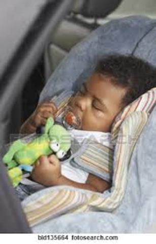 when everyone got out the car I fell asleep  in it