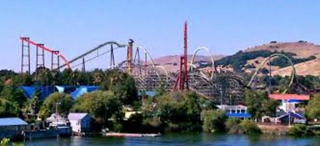 Whole family goes to Six Flags