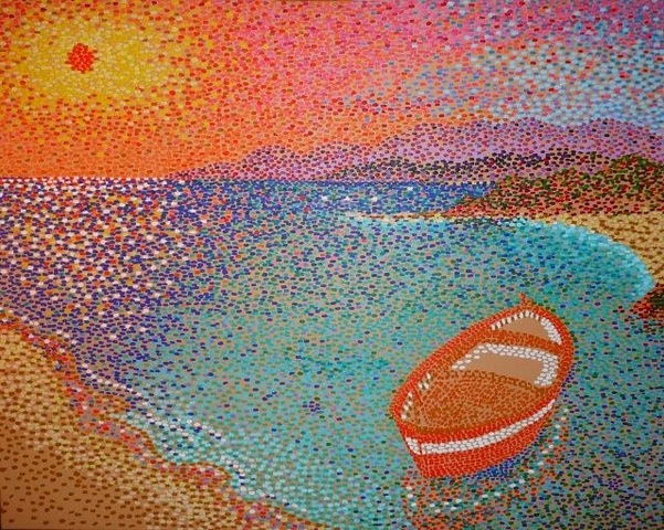 Técnica del estarcido