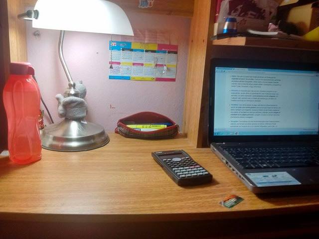 mi lugar de estudio.