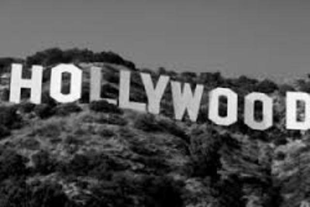 Hollywood, California becomes the center of the movie production in the U.S