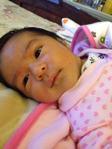 My little sis was born