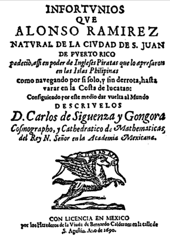 "Los infortunios de Alonso Ramírez" de Carlos de Sigüenza y Góngora