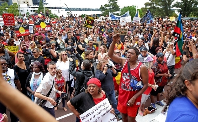 Marche des autochtones Manitobains