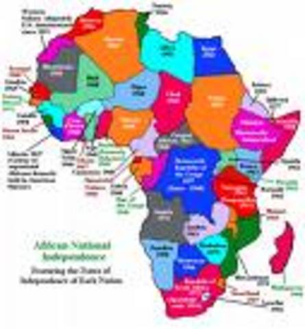 Most of Africa is under European control