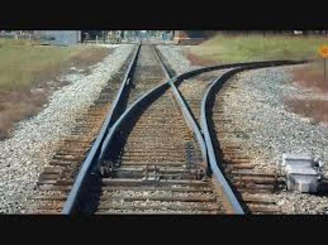 Charles Fox created railroad track swith