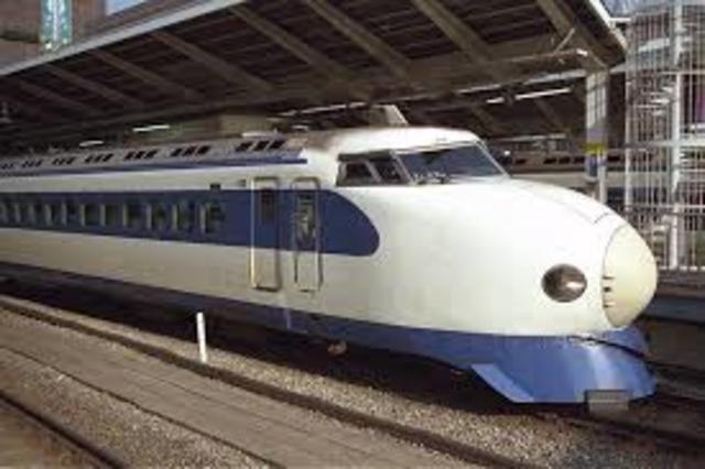 First Bullet train inroduced to Japan