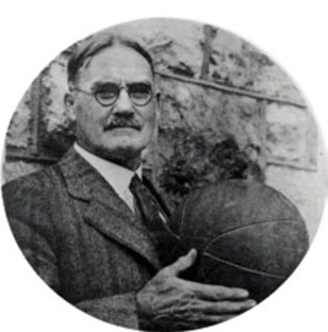 James Naismith creates the game of baksetball.