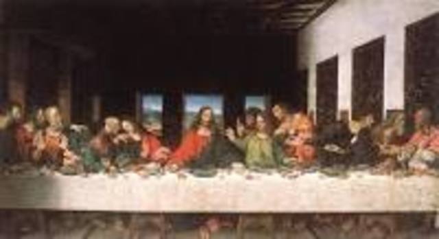 Leonardo da Vinci painted the Last Supper