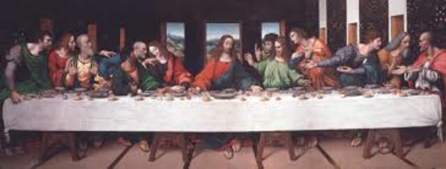 Leonardo Da Vinci painted the Last Supper