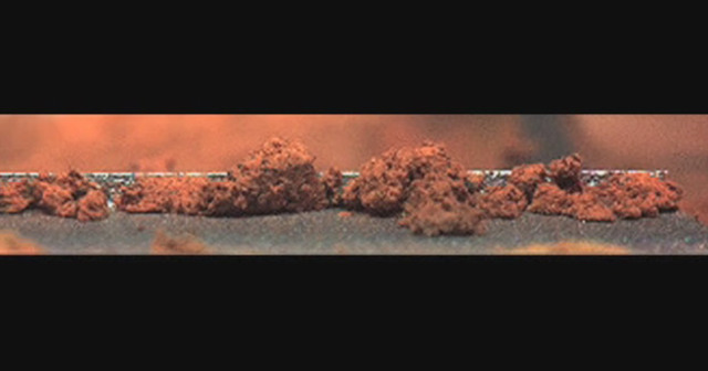 First Venus soil samples