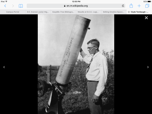 First person to find Pluto