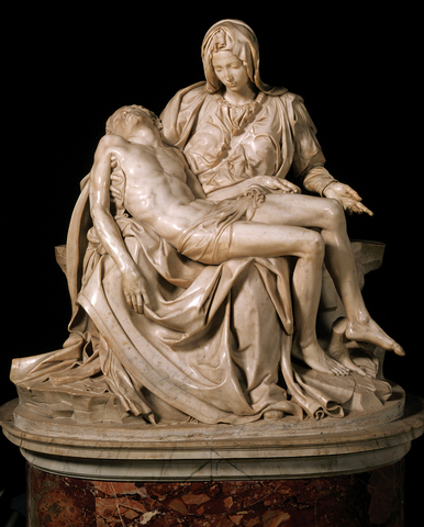 Michelangelo sculpted the Pieta
