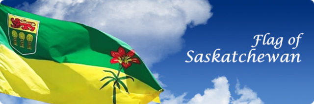 Saskatchewan adopted provincial flag.