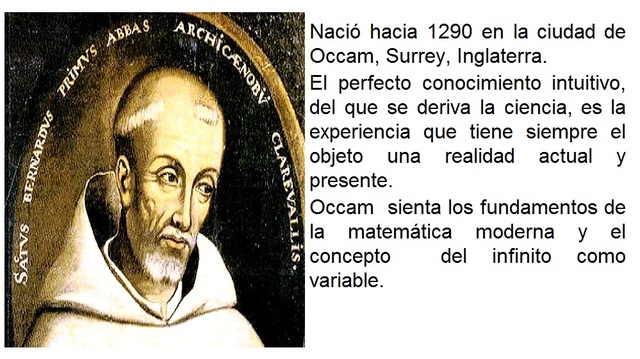 Guillermo de Occam.