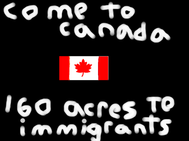 the government give free land to immigrants