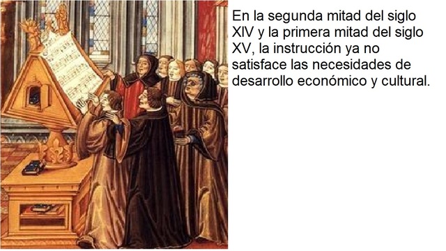segunda mitad del siglo XlV y la primera mitad del siglo XV