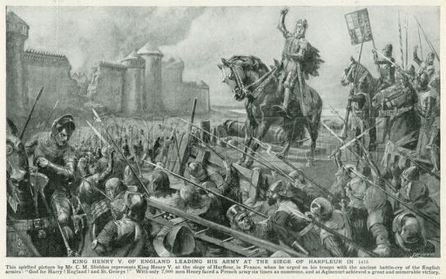 Henry V captures the French stronghold