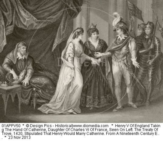 Henry V marries Catherine
